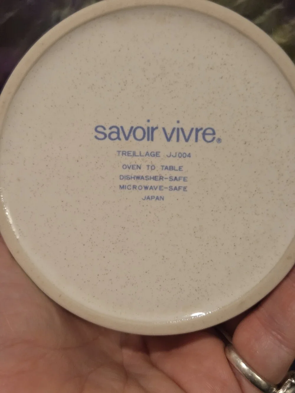 Small Made In Japan By Savoir Vivre Dish With Lid Oven To Table Cracked Lid